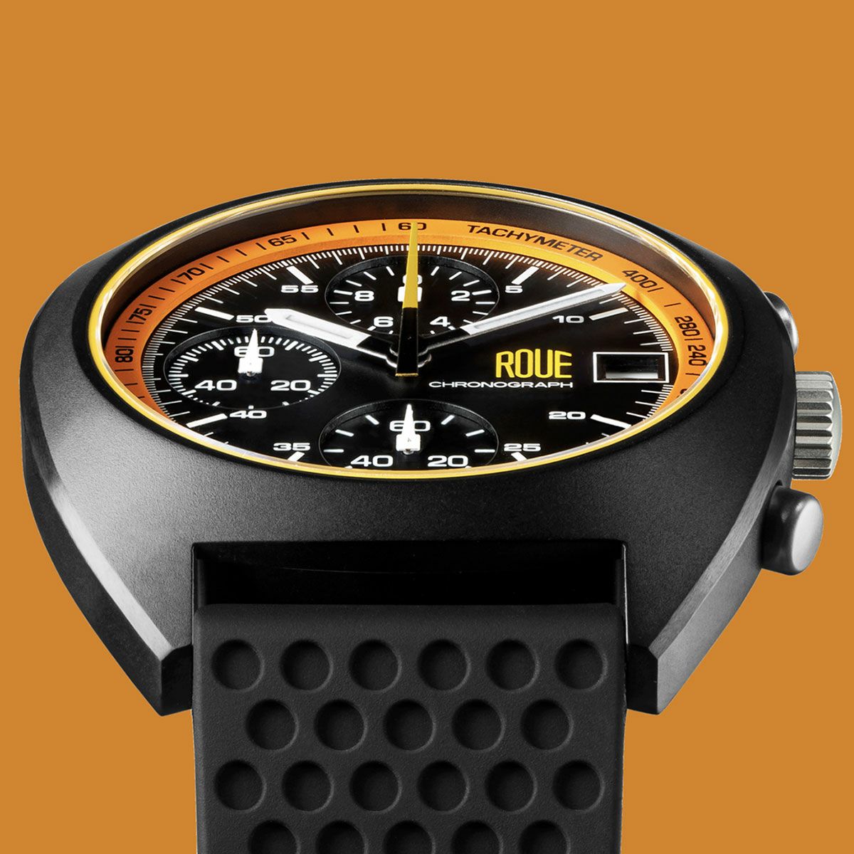 ROUE｜CHR FOUR｜時計｜オレンジ×ブラック