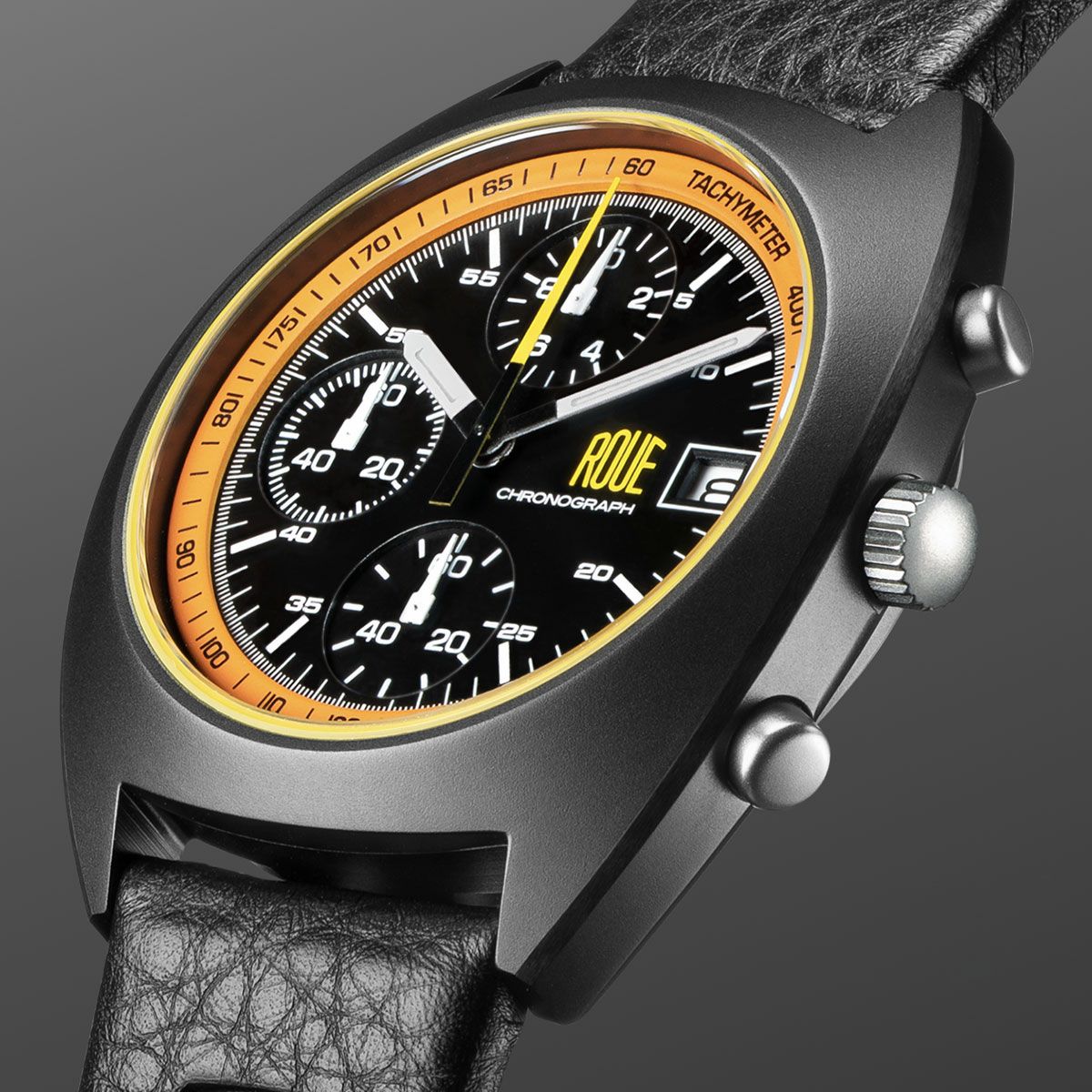 ROUE｜CHR FOUR｜時計｜オレンジ×ブラック