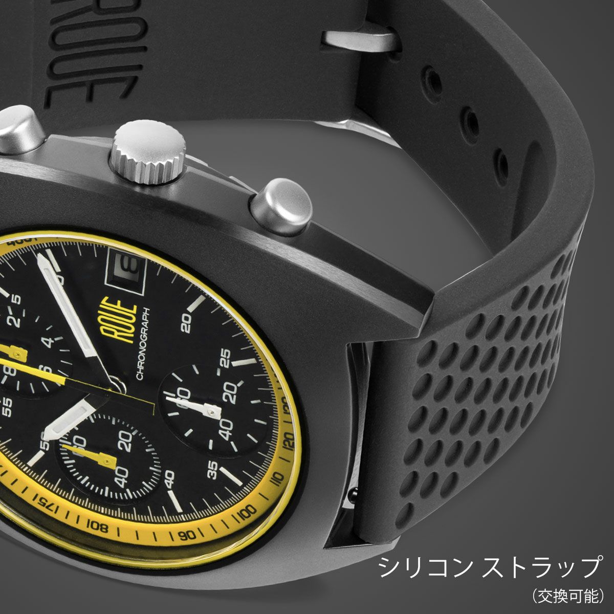 ROUE｜CHR FOUR｜時計｜オレンジ×ブラック