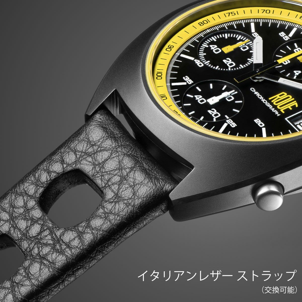 ROUE｜CHR SIX｜時計｜イエロー×ブラック