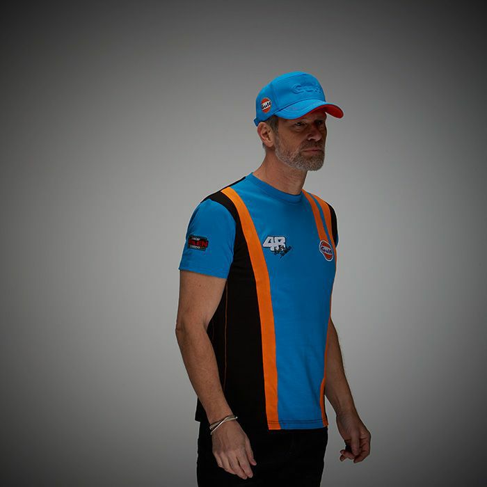 GULF｜ガルフ 3D キャップ｜帽子｜コバルト｜モデル着用