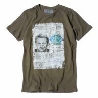 Fashion Helmet｜マックイーン ドライビング ライセンス Tシャツ｜ミリタリーグリーン