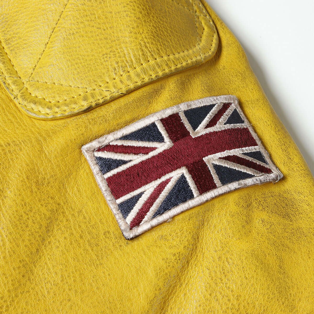 Warson Motors｜リミテッド レザー ジャケット｜イエロー