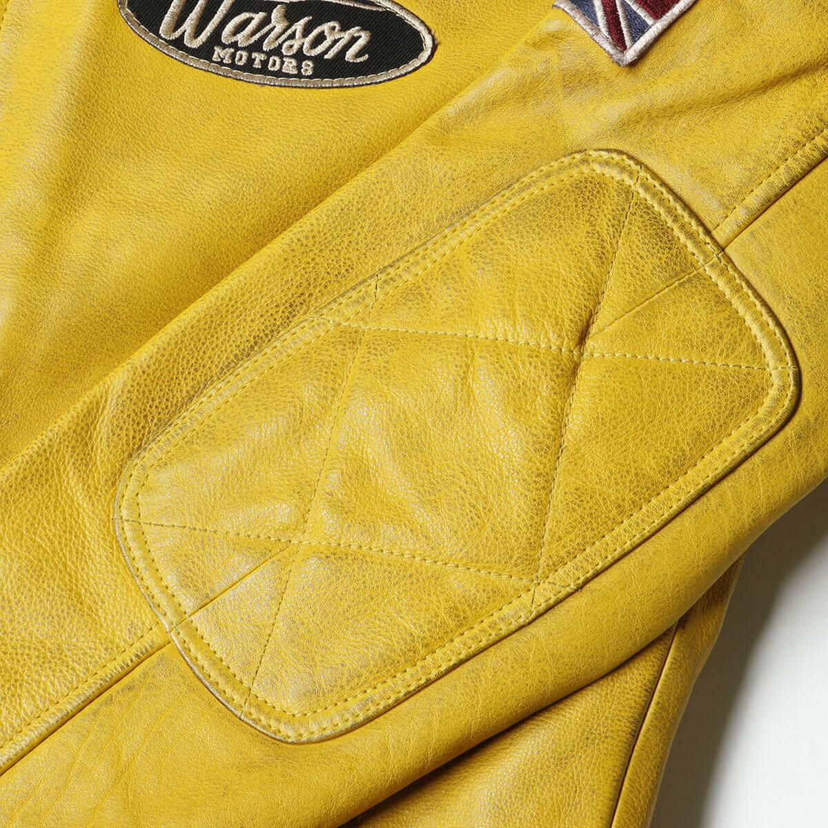 Warson Motors｜リミテッド レザー ジャケット｜イエロー