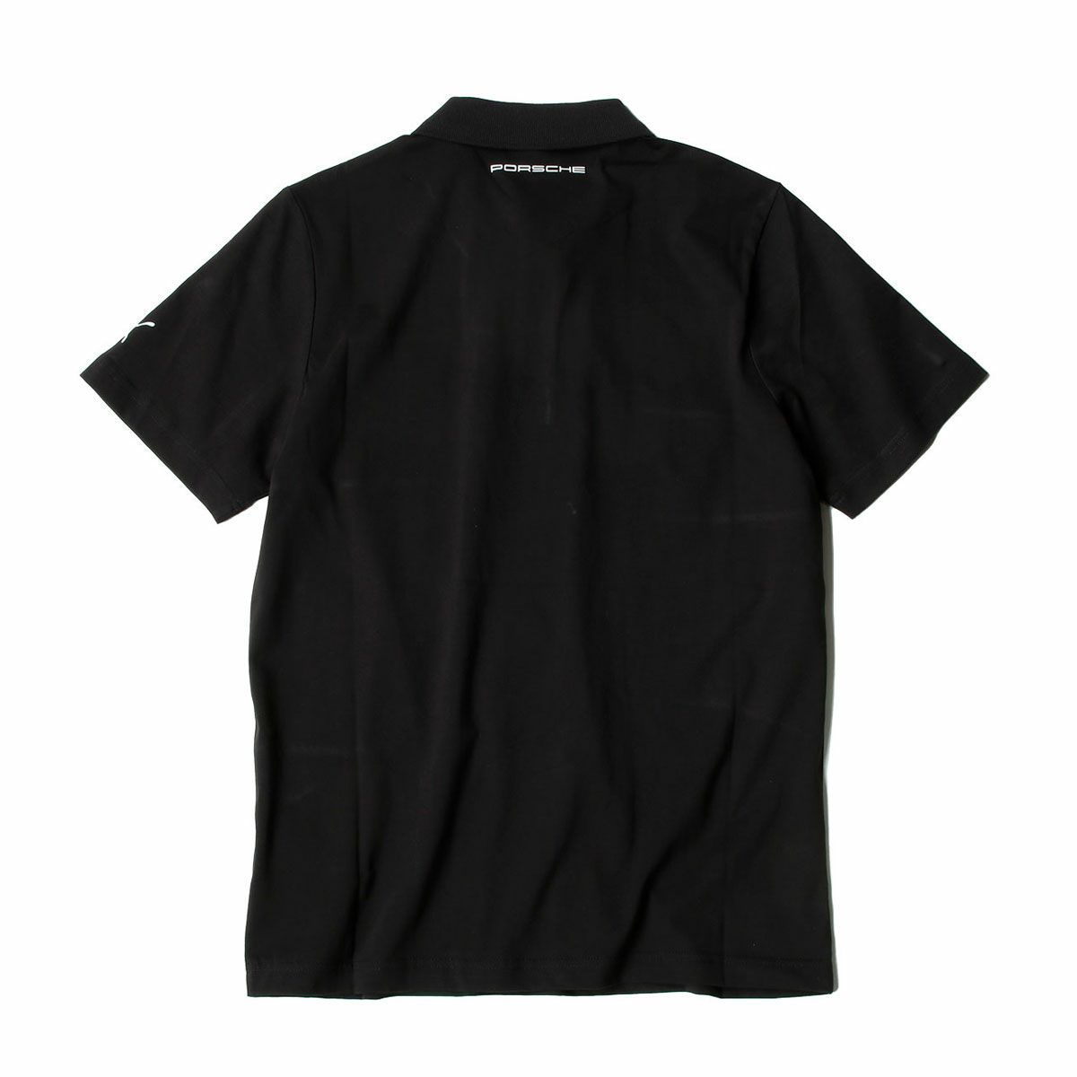 PORSCHE｜ポルシェ レガシー ベース スウェット ポロ｜ポロシャツ｜ブラック