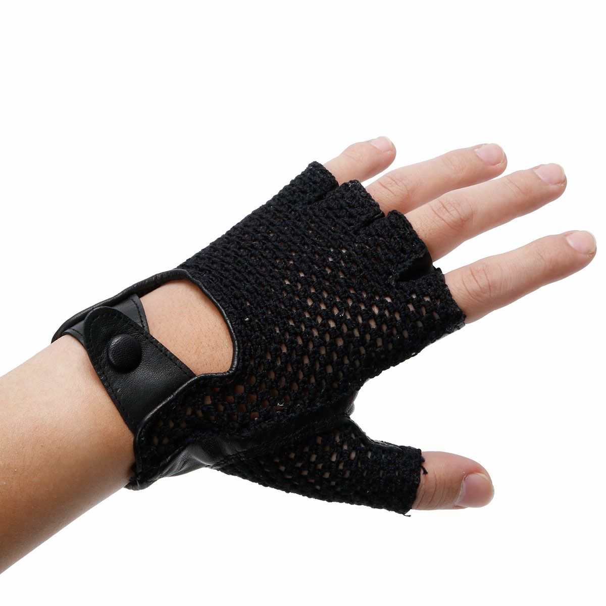 Motorimoda｜ナポリドライブ クロケット｜ハーフ｜ブラック｜モデル着用