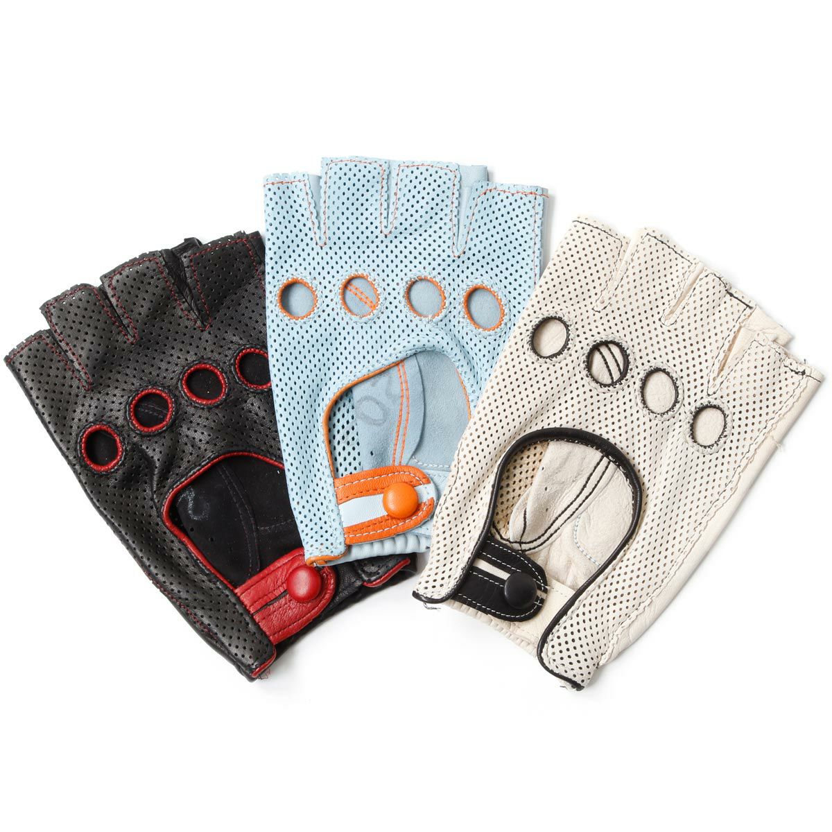 Motorimoda｜ナポリドライブ パンチングレザー｜ハーフ