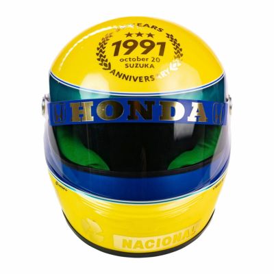 SID MOSCA 1/1 アイルトン・セナ 1991年 ブラジルGP レプリカヘルメット | モトーリモーダ公式オンラインショップ