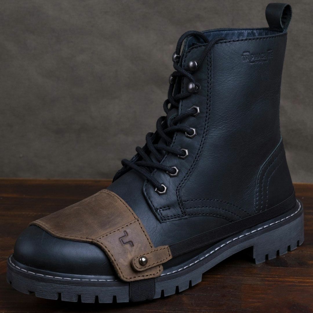 Trip Machine｜シュー プロテクター スリッポン｜シュープロテクター｜タバコブラウン｜着用イメージ