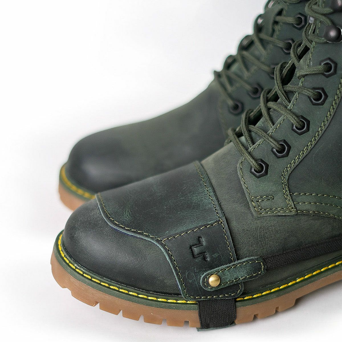 Trip Machine｜シュー プロテクター スリッポン｜シュープロテクター｜フォレストグリーン｜着用イメージ