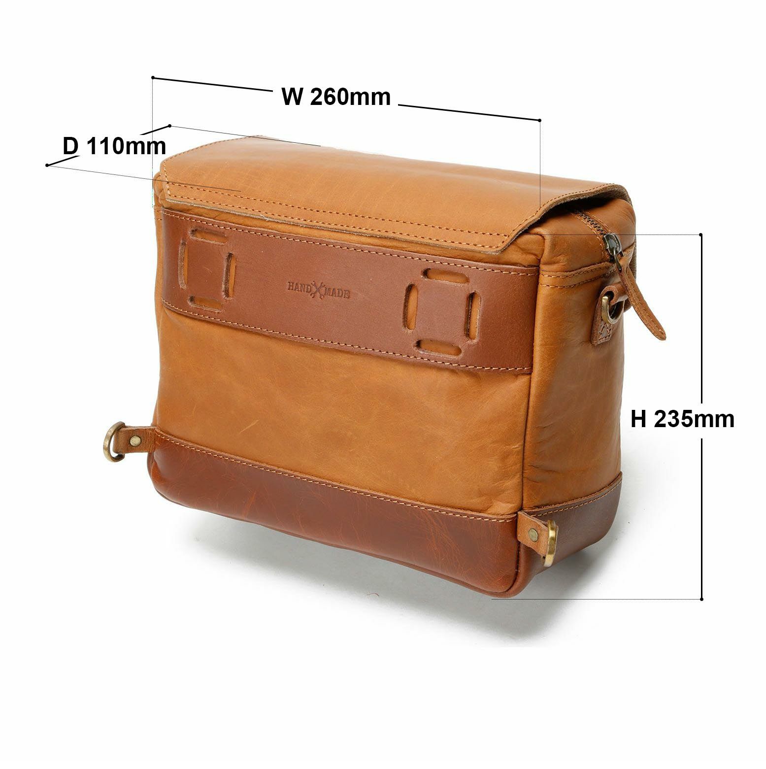 Trip Machine｜メッセンジャー バッグ｜サイドバッグ｜ヴィンテージタン