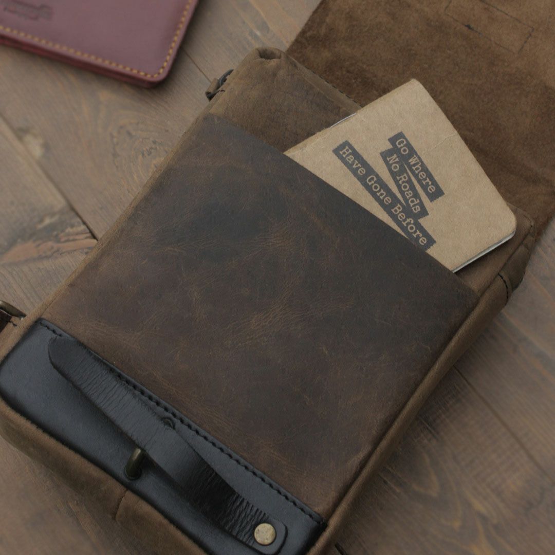 Trip Machine｜サイ バッグ｜レッグバッグ｜タバコブラウン