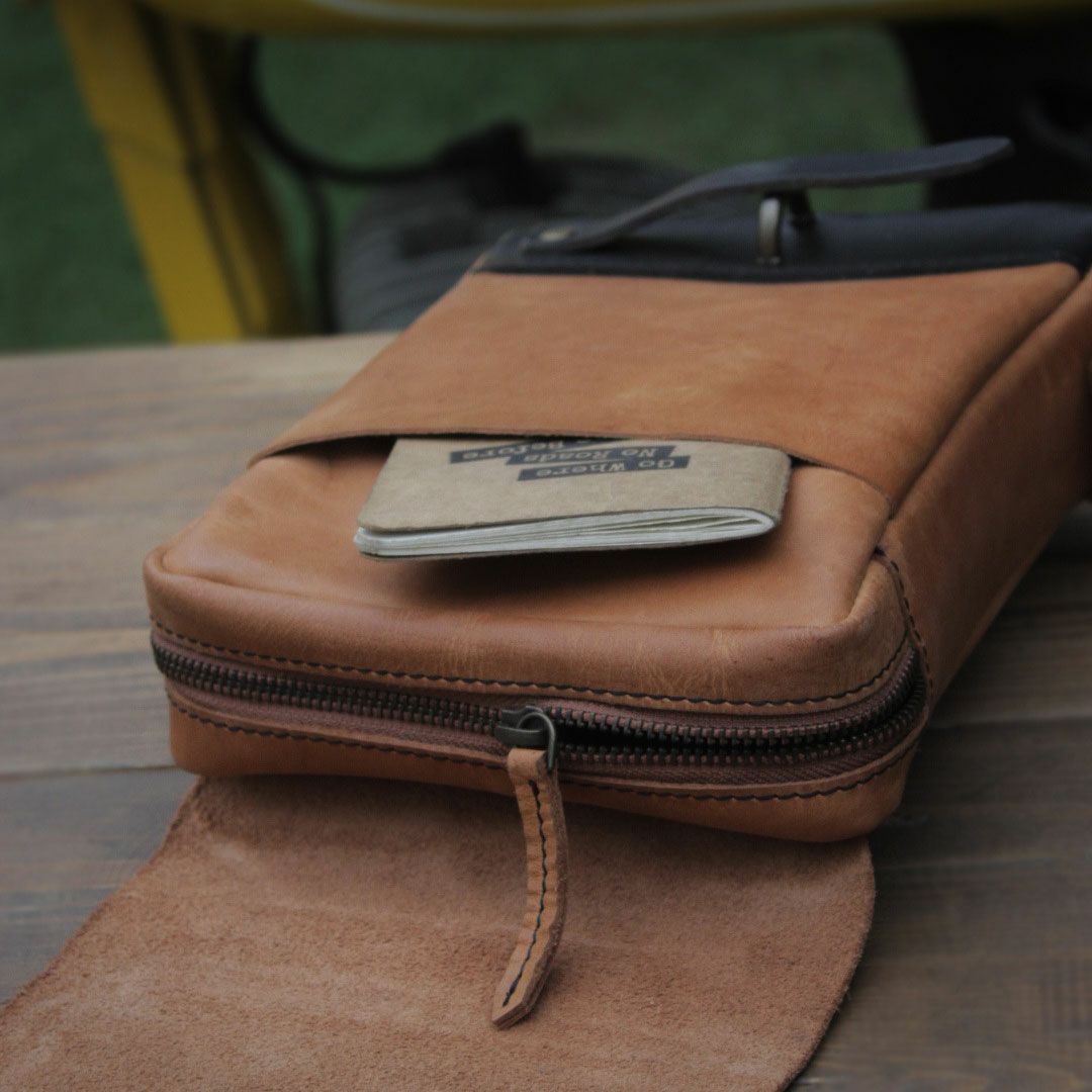 Trip Machine｜サイ バッグ｜レッグバッグ｜ヴィンテージタン