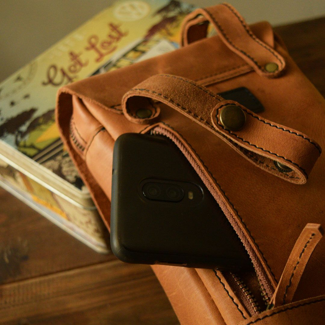 Trip Machine｜サイ バッグ｜レッグバッグ｜ヴィンテージタン