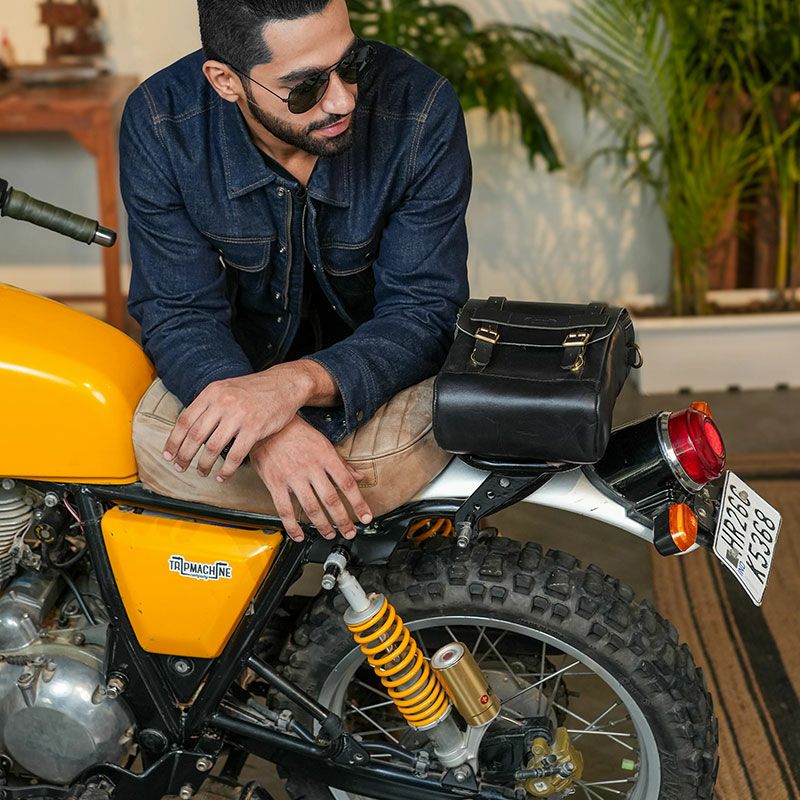 Trip Machine｜タンク＆テール バッグ｜タンクバック｜チェリーレッド｜使用イメージ