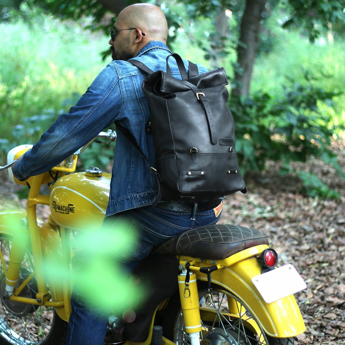 Trip Machine｜バックパック パニア｜ブラック｜使用イメージ