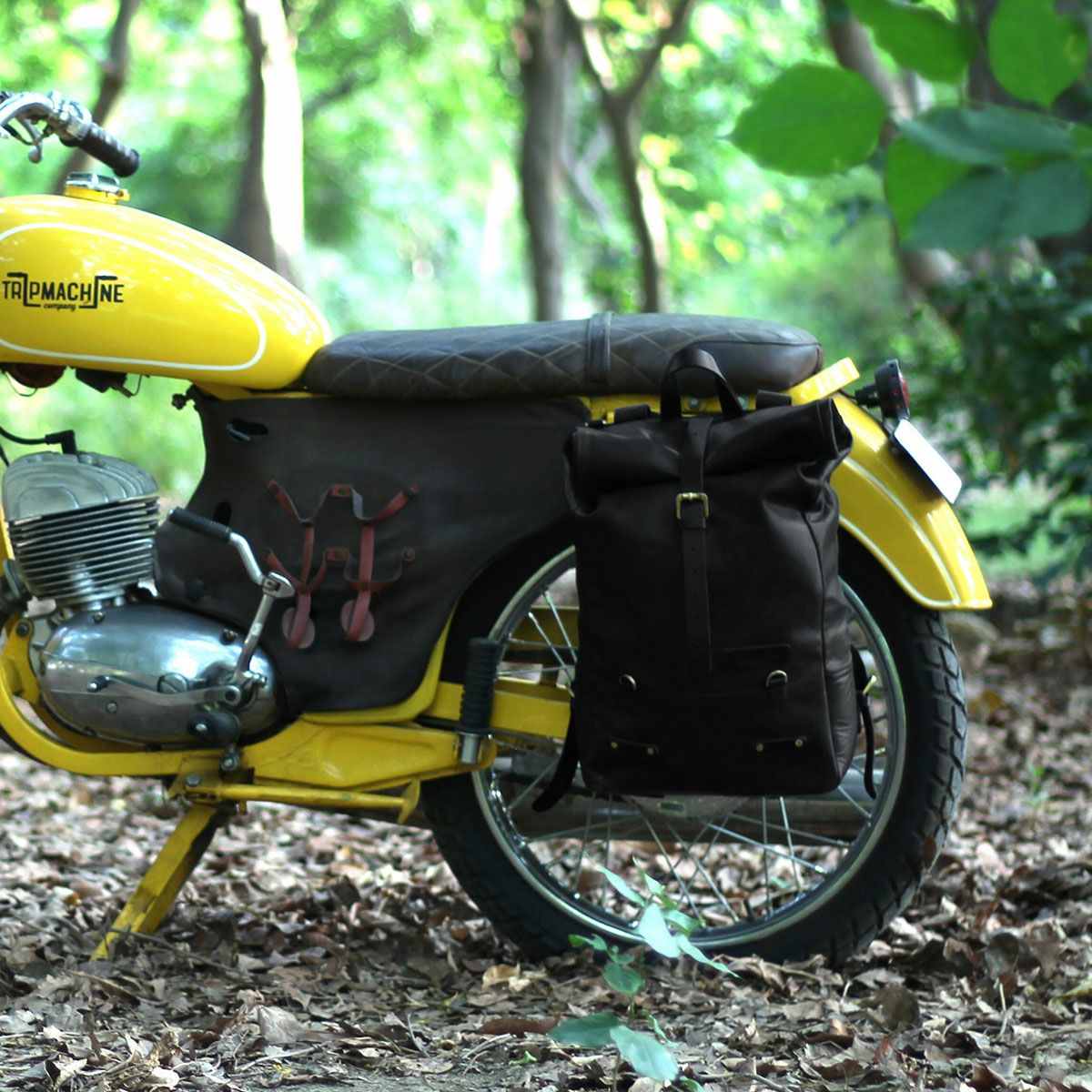 Trip Machine｜バックパック パニア｜ブラック｜使用イメージ