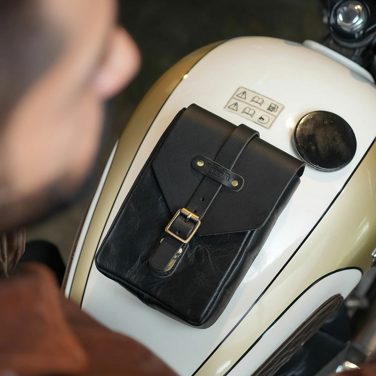 Trip Machine｜タンク ポーチ｜タンクバック｜ブラック｜使用イメージ