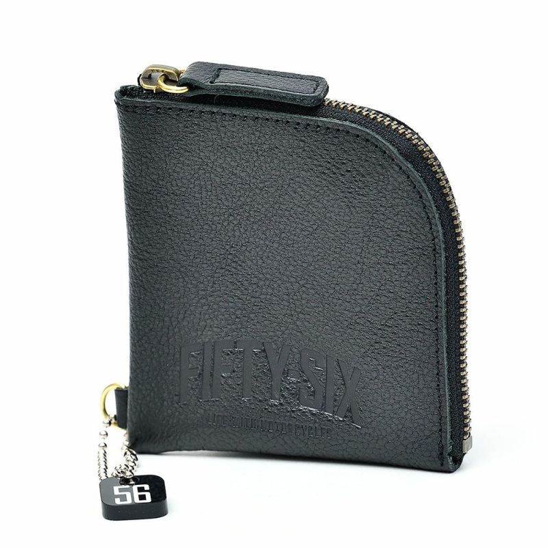 56design｜レザー デュアル ウォレット｜財布｜ブラック