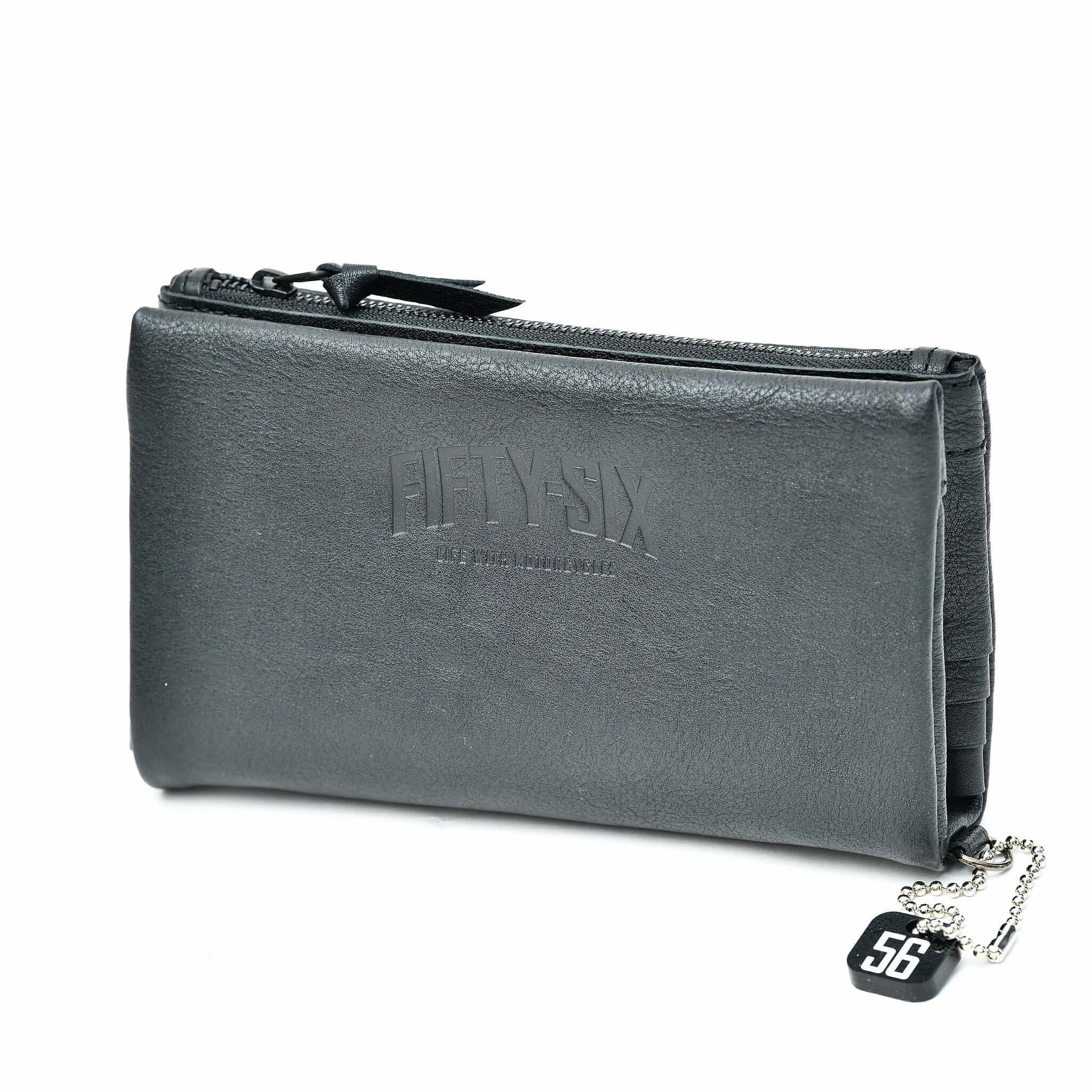 56design｜レザー マルチ ウォレット｜財布｜ブラック