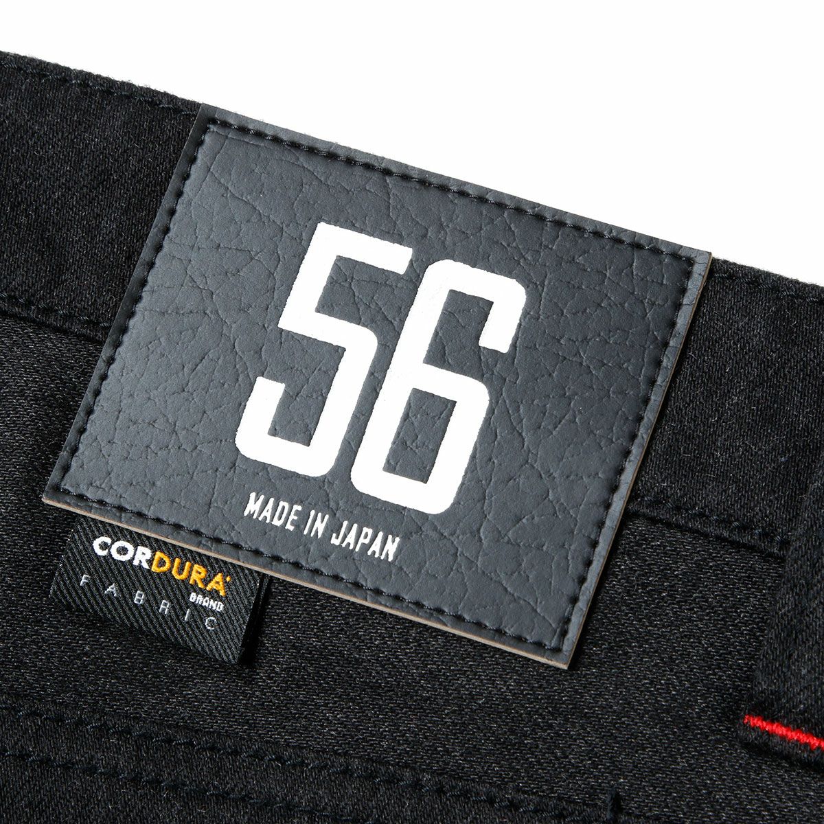 56design｜ストレッチ スリム コーデュラ デニム｜ブラック