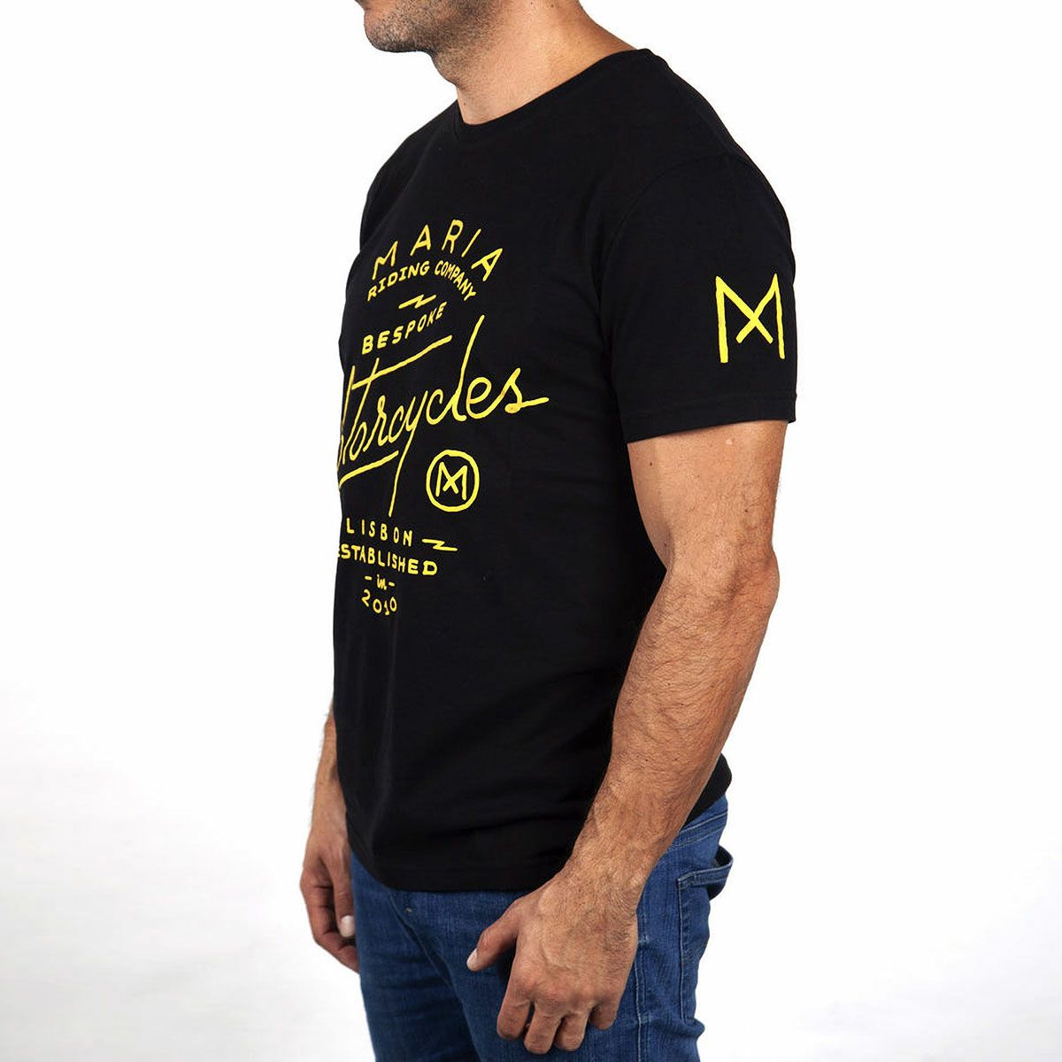 Maria Riding Company｜マリア ビスポーク Tシャツ｜ブラック｜モデル着用
