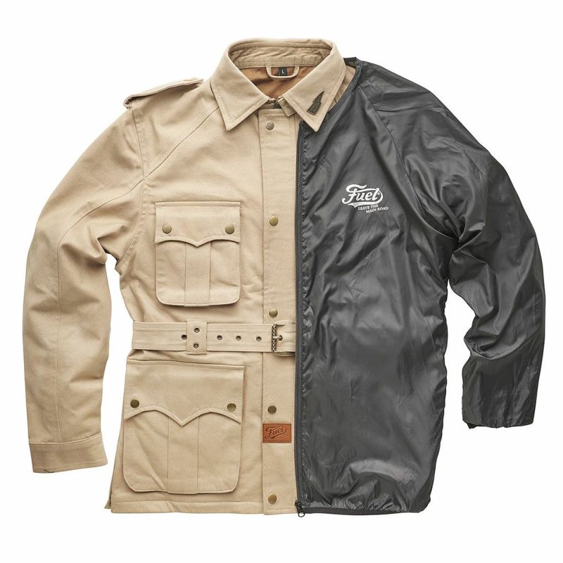 Fuel Motorcycles｜サファリ ジャケット｜ファブリック｜サンド
