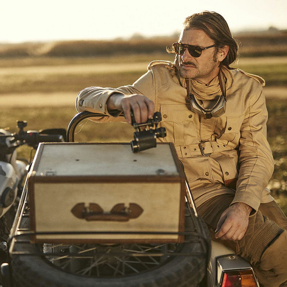 Fuel Motorcycles｜サファリ ジャケット｜ファブリック｜サンド