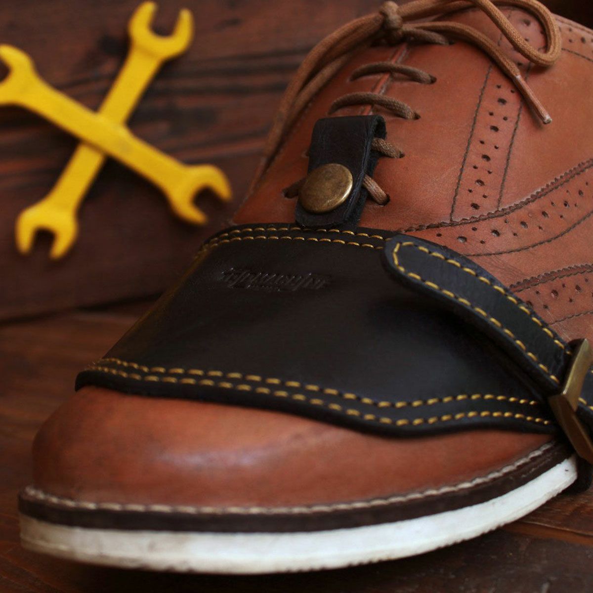 Trip Machine｜シュー プロテクター クラシック｜シュープロテクター｜ブラック｜着用イメージ