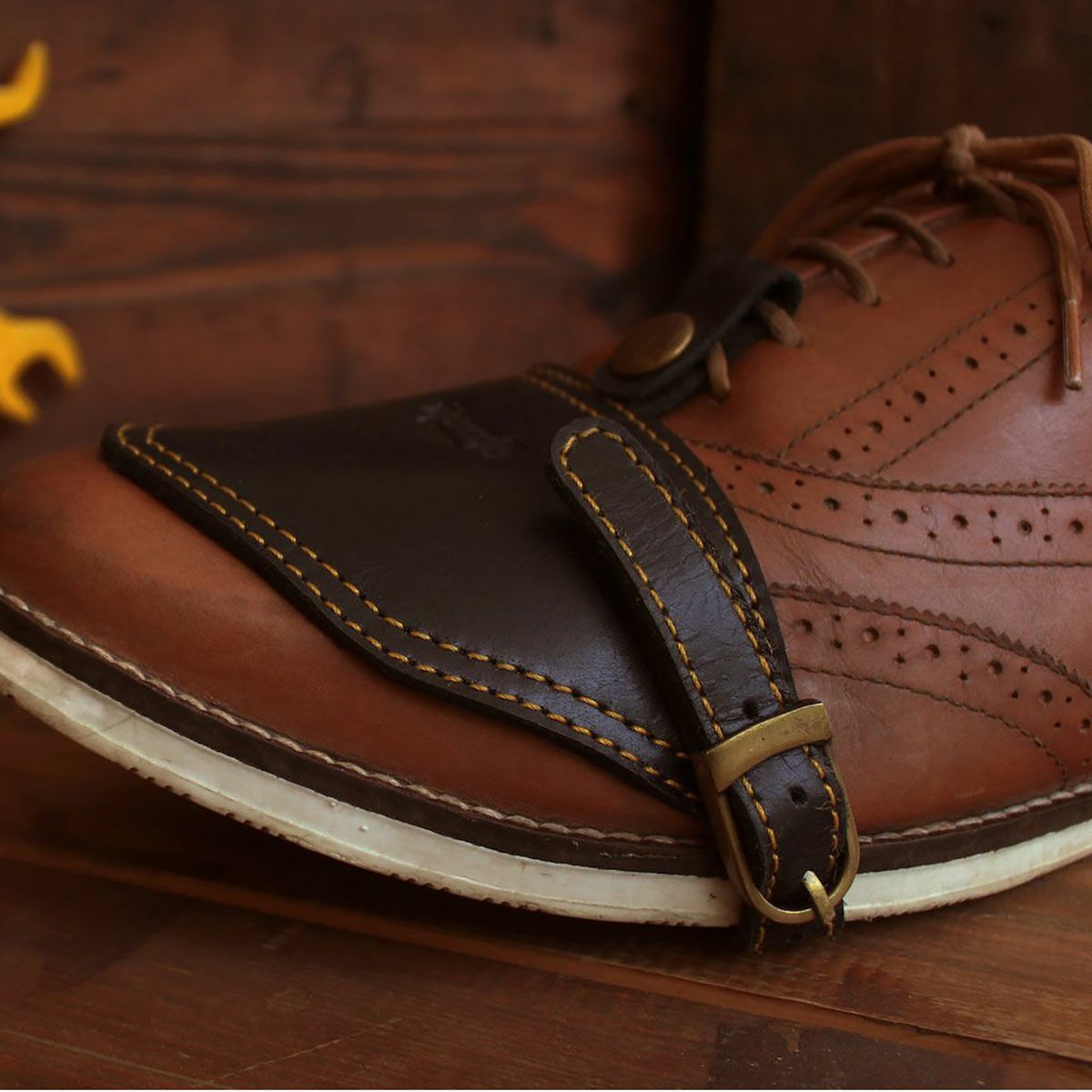 Trip Machine｜シュー プロテクター クラシック｜シュープロテクター｜ブラック｜着用イメージ