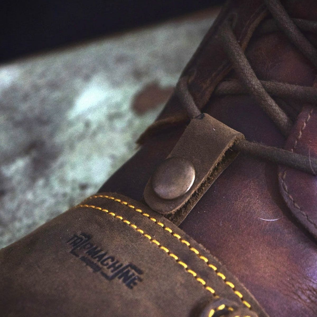 Trip Machine｜シュー プロテクター クラシック｜シュープロテクター｜タバコブラウン｜着用イメージ