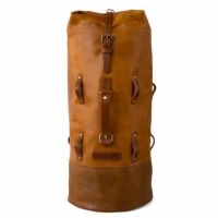 Trip Machine｜レザー ミリタリー ダッフル｜ショルダー｜ヴィンテージタン