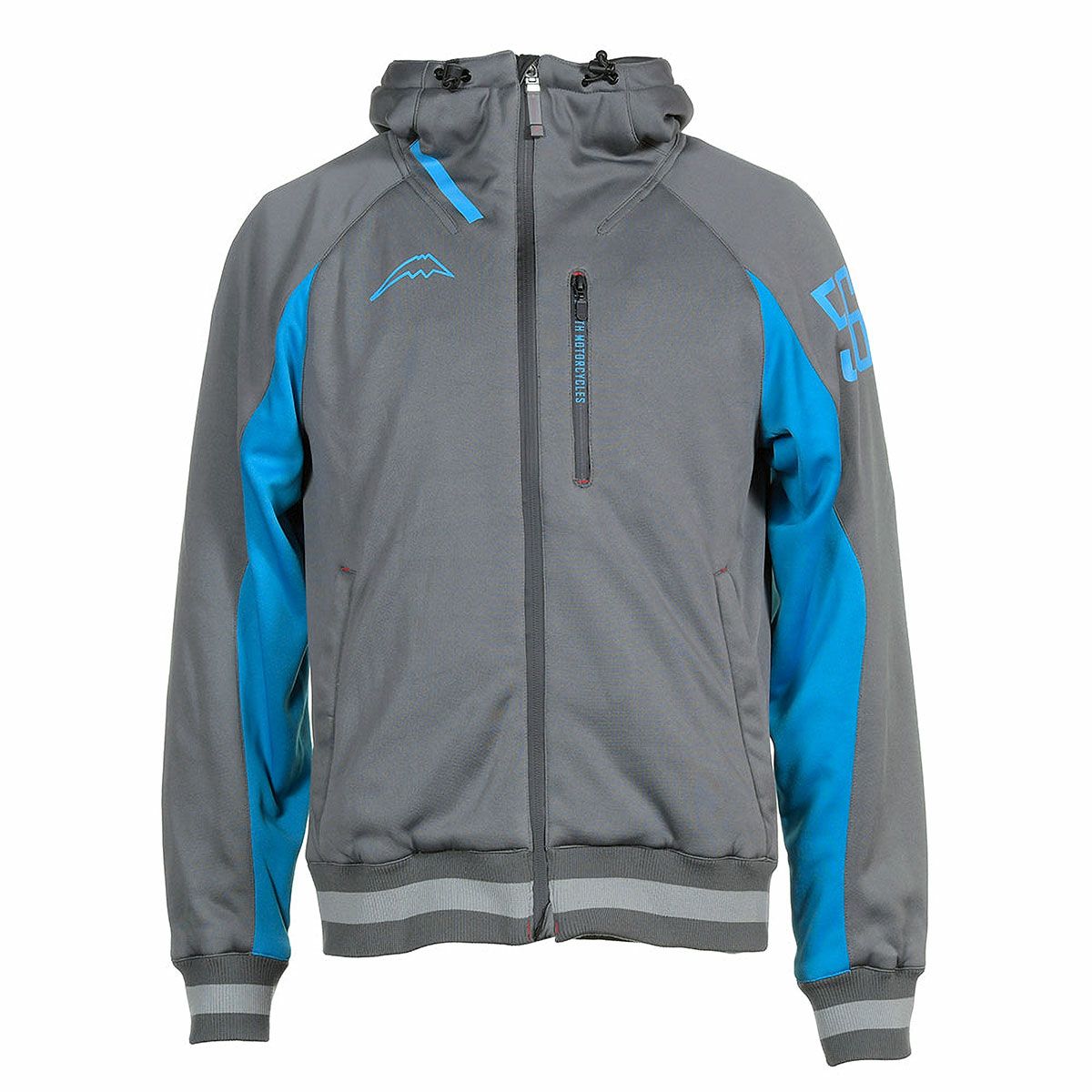 56design｜カプチーノ KF2｜ファブリック｜チャコールグレー×ターコイズ