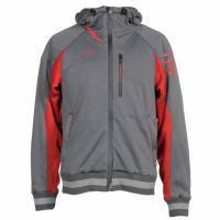 56design｜カプチーノ KF2｜ファブリック｜チャコールグレー×レッド