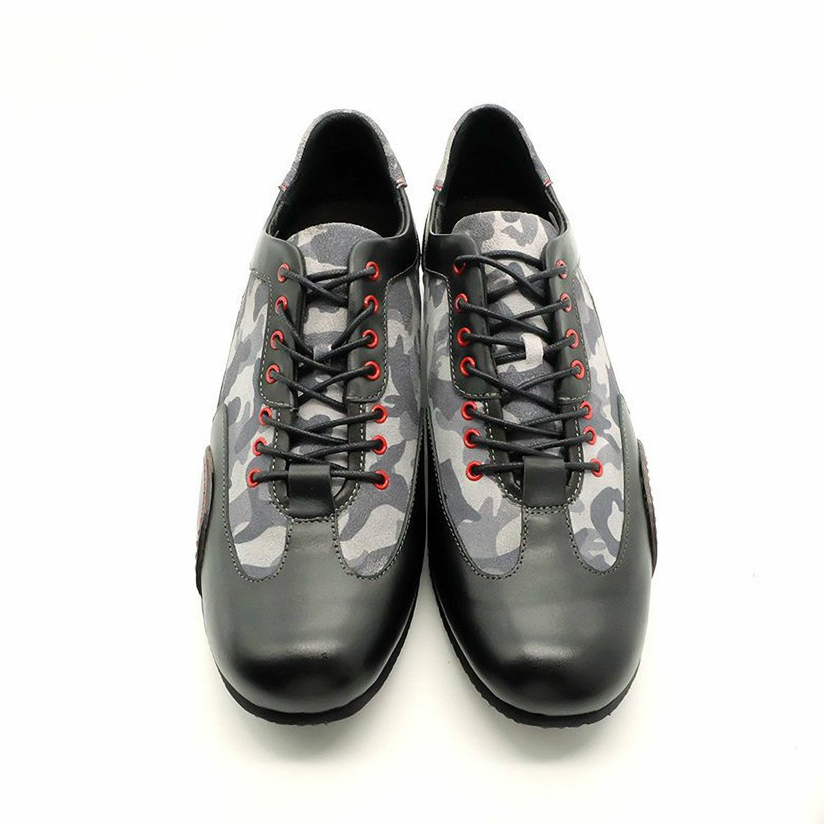 threegenerations｜NI-2425-212 ノイインテレッセ コラボモデル｜スニーカー｜ブラックカモフラージュ