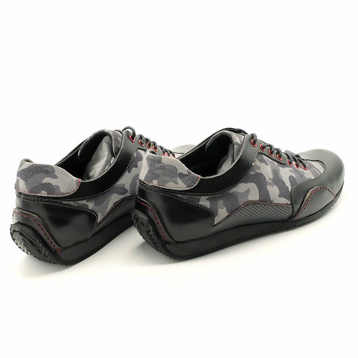 threegenerations｜NI-2425-212 ノイインテレッセ コラボモデル｜スニーカー｜ブラックカモフラージュ