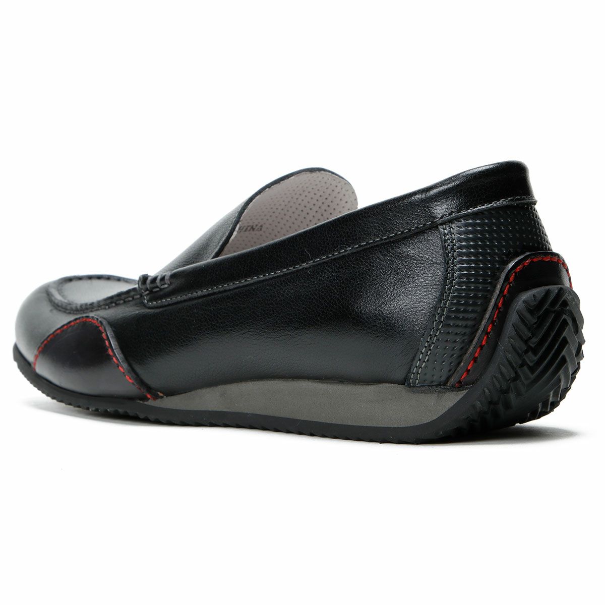 threegenerations｜NI-2427-212 ノイインテレッセ コラボモデル｜モカシン｜ブラック