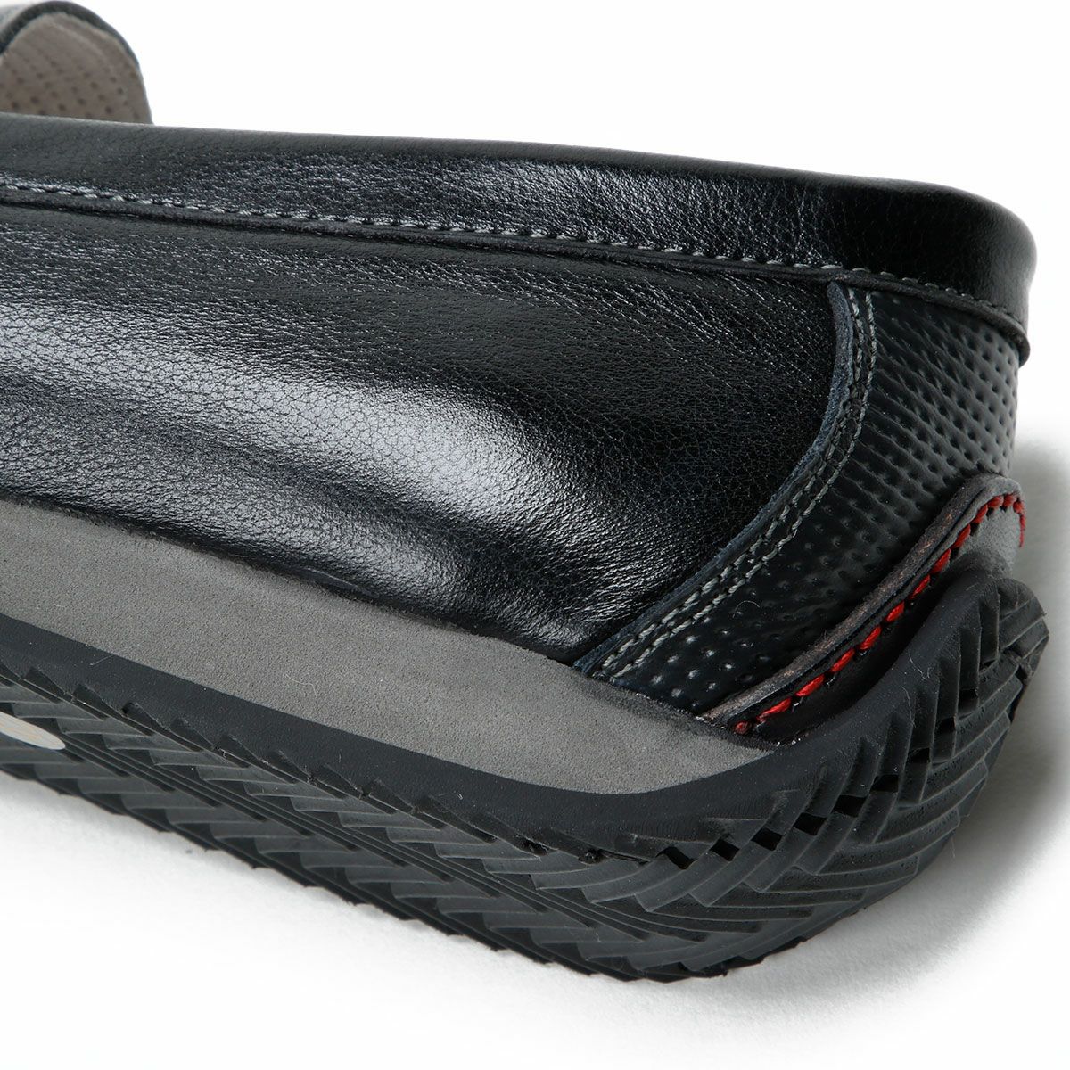 threegenerations｜NI-2427-212 ノイインテレッセ コラボモデル｜モカシン｜ブラック