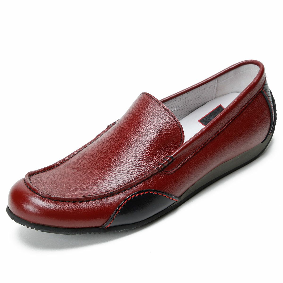 threegenerations｜NI-2427-212 ノイインテレッセ コラボモデル｜モカシン｜レッド