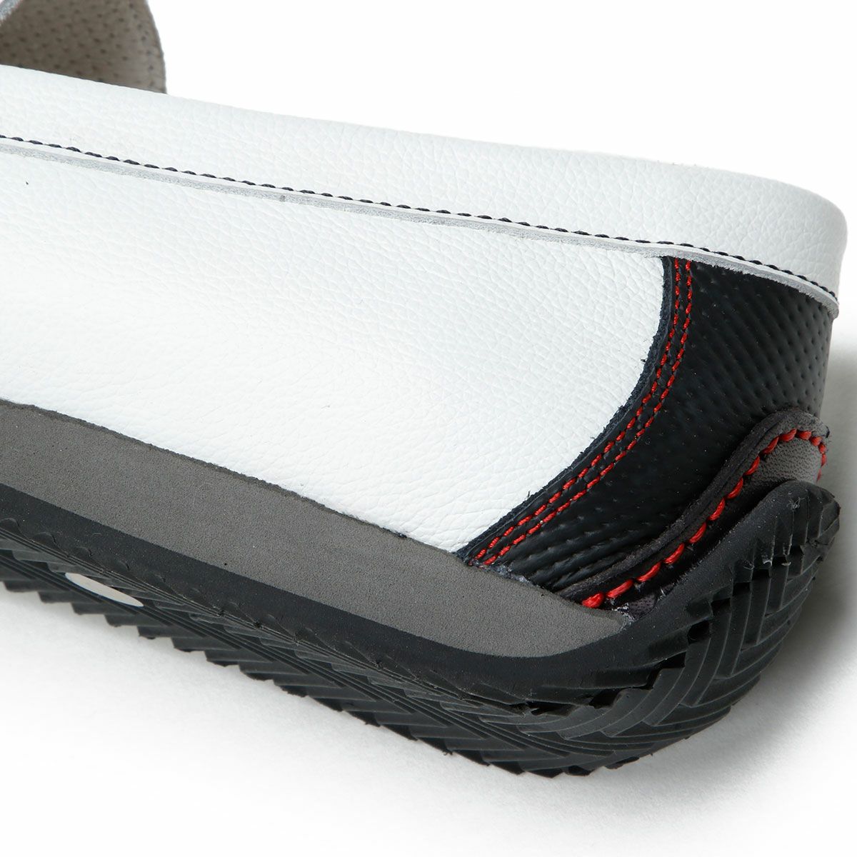 threegenerations｜NI-2427-212 ノイインテレッセ コラボモデル｜モカシン｜ホワイト