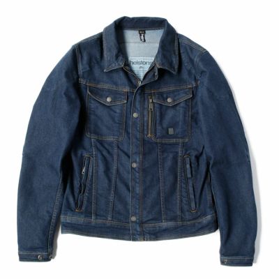 ハイパーフレックスデニムジャケット メンズ(M 濃色