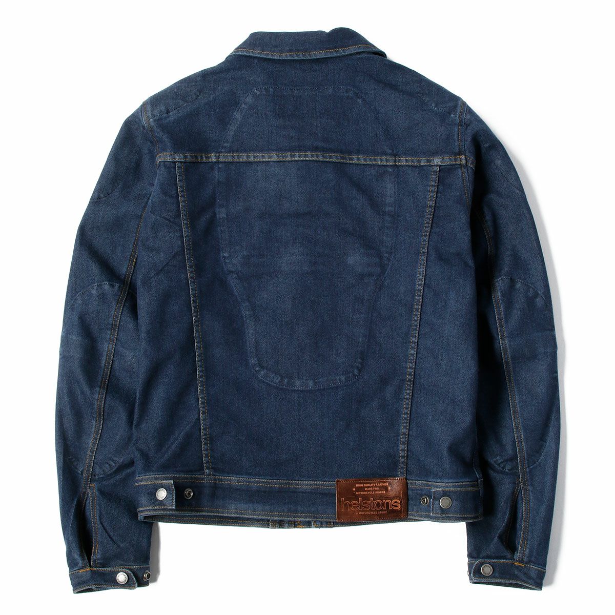 helstons｜ウェスタン デニム ジャケット｜ファブリック｜ブルー