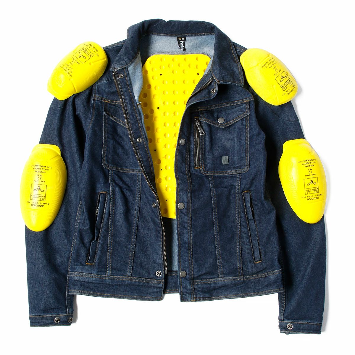 helstons｜ウェスタン デニム ジャケット｜ファブリック｜ブルー