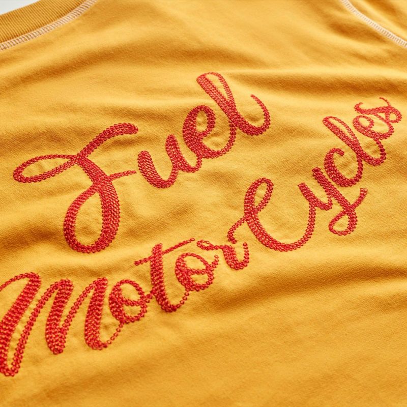 Fuel Motorcycles｜クルー スウェットシャツ｜スウェット｜マスタード
