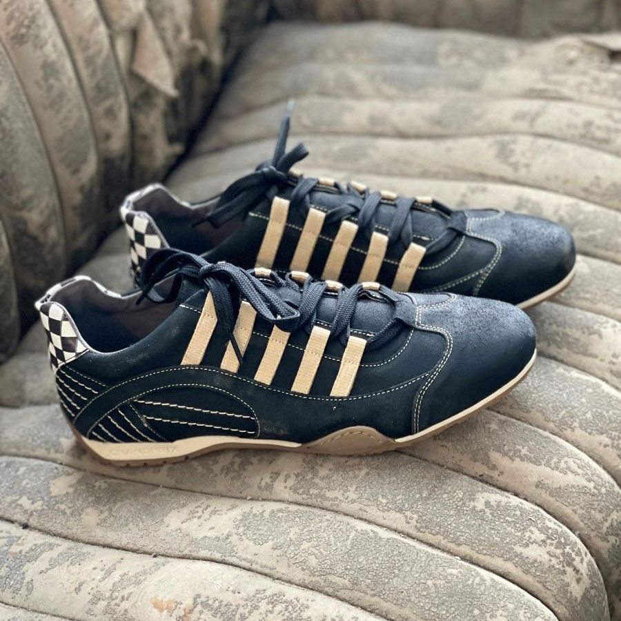 GRANDPRIX ORIGINALS｜GPO レーシング スニーカー ｜ブラック ゴールド