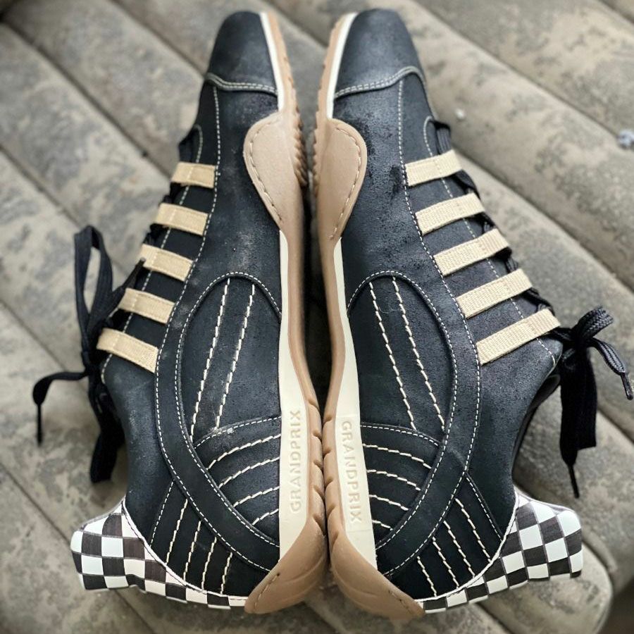 GRANDPRIX ORIGINALS｜GPO レーシング スニーカー ｜ブラック ゴールド