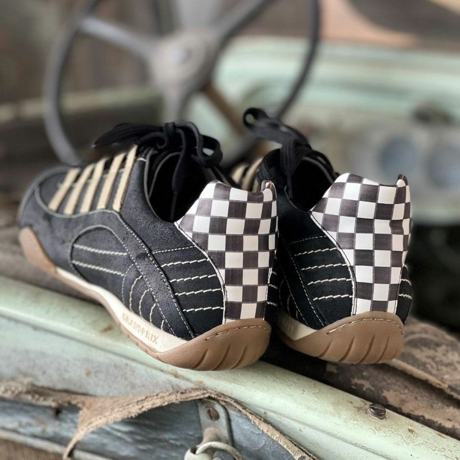 GRANDPRIX ORIGINALS｜GPO レーシング スニーカー ｜ブラック ゴールド