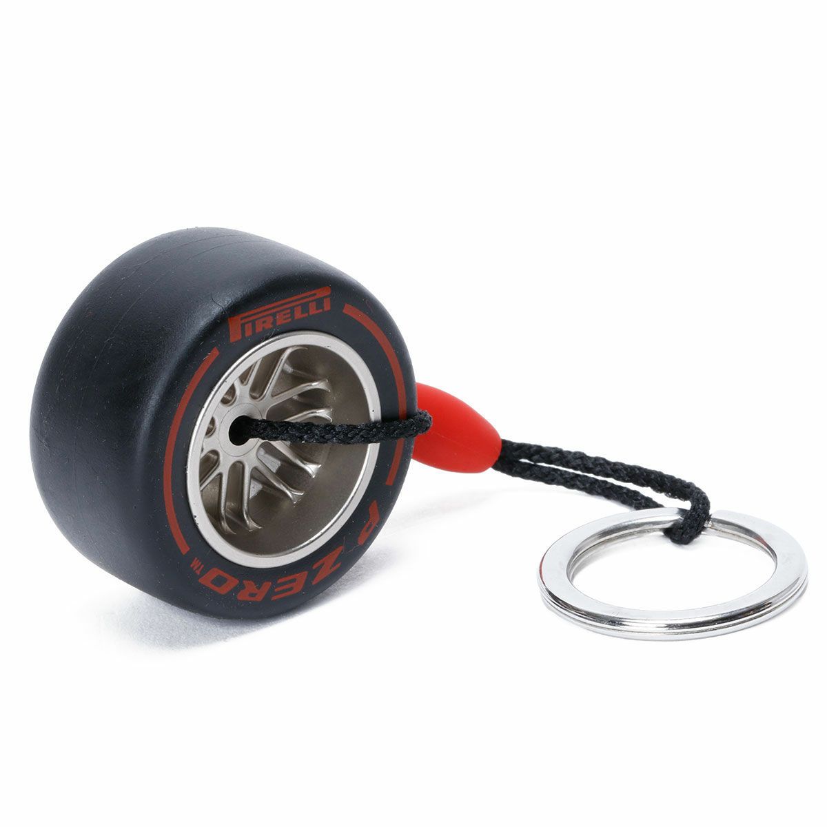 PIRELLI｜ピレリ タイヤ キーリング｜キーホルダー｜レッド