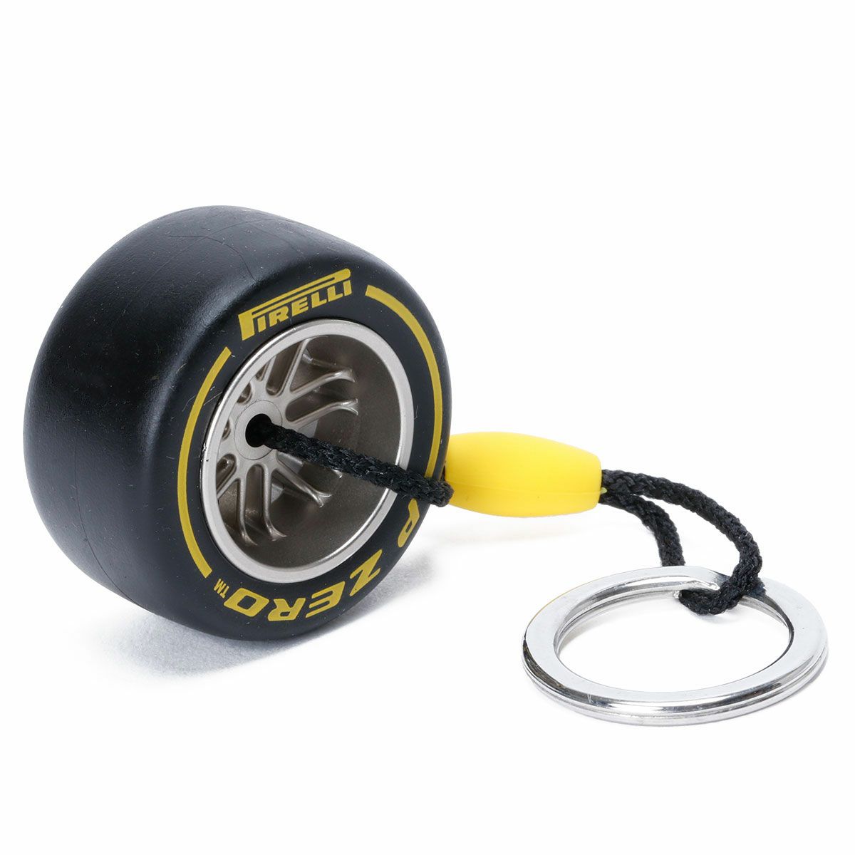 PIRELLI｜ピレリ タイヤ キーリング｜キーホルダー｜イエロー
