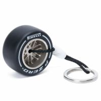 PIRELLI｜ピレリ タイヤ キーリング｜キーホルダー｜ホワイト